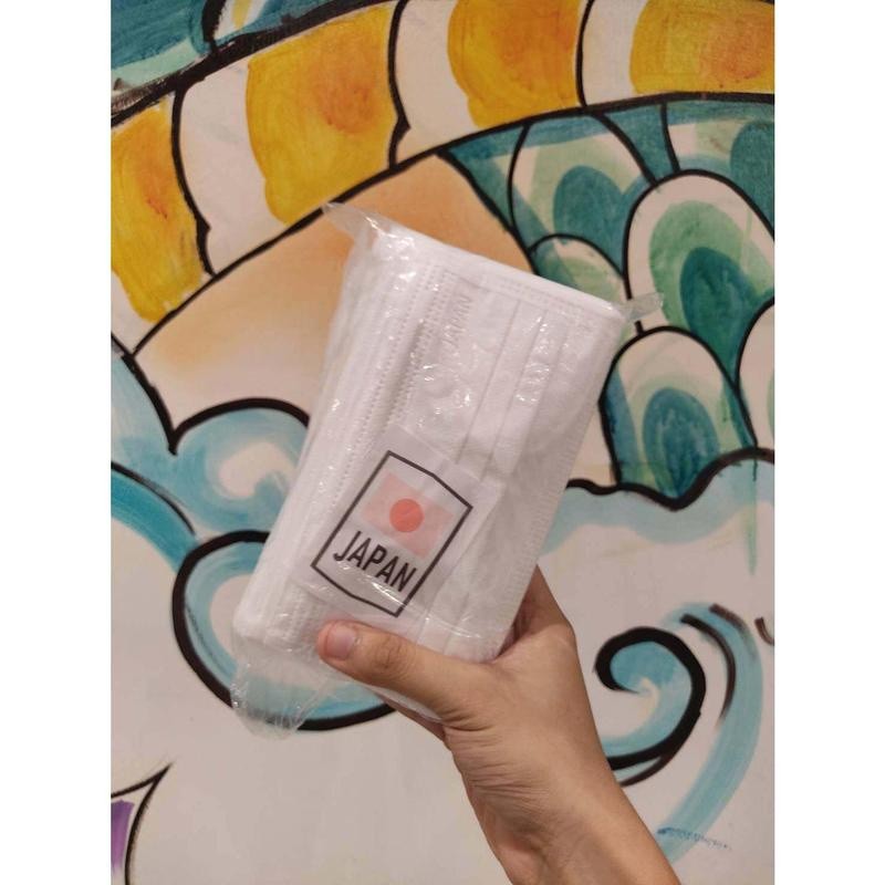 หน้ากาก BIKEN  หน้ากากอนามัยญี่ปุ่น ( 1 กล่อง 50 ชิ้น) แมสญี่ปุ่น Japan mask PM2.5 เนื้อผ้านุ่ม PEE BFE VFE99%