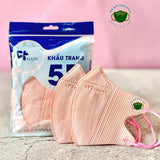 แมส PT ทรง 5D เนื้อผ้าดี กรอง 3 ชั้น (1 ห่อ 10 ชิ้น)