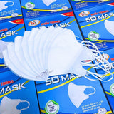 แมสนก Famapro ทรง 5d แมสฟามาโปร ผ้าเนื้อนุ่ม ไม่เจ็บหู บรรจุ 1 กล่อง 10 ชิ้น แมส Kenko แมสหูใหญ่