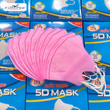 แมสนก Famapro ทรง 5d แมสฟามาโปร ผ้าเนื้อนุ่ม ไม่เจ็บหู บรรจุ 1 กล่อง 10 ชิ้น แมส Kenko แมสหูใหญ่